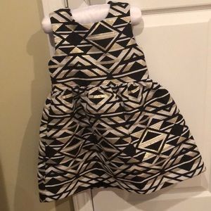 Crazy 8 2T dress Black Gold